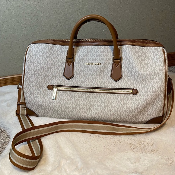 Michael kors travel duffle vanilla - Picture 1 of 4